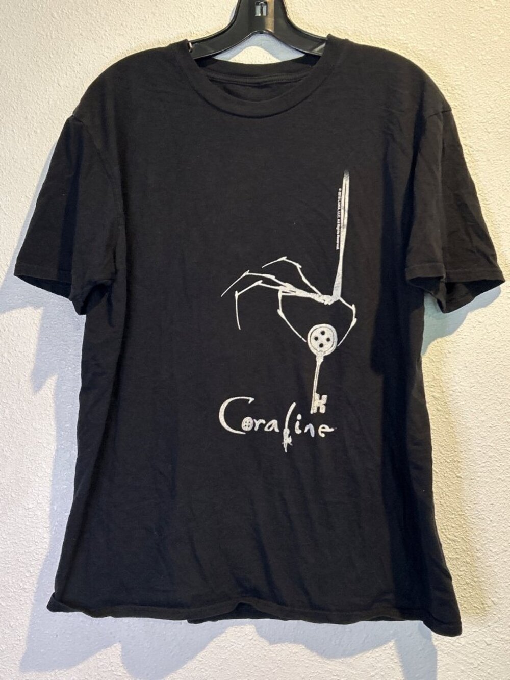 Coraline 2019 LAIKIA Movie Logo Shirt LARGE